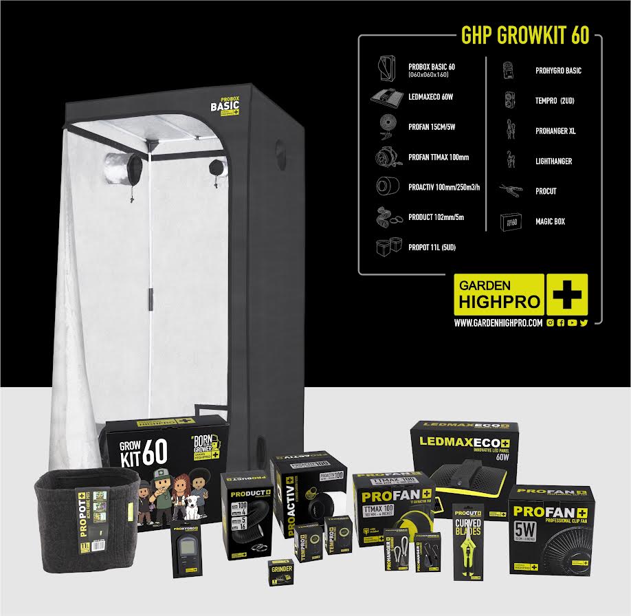 KIT INDOOR LED 60X60 FULL GARDEN HIGH PRO