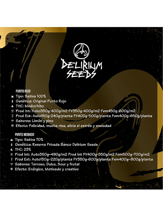 MIX LEYENDAS AUTO X8 DELIRIUM SEEDS