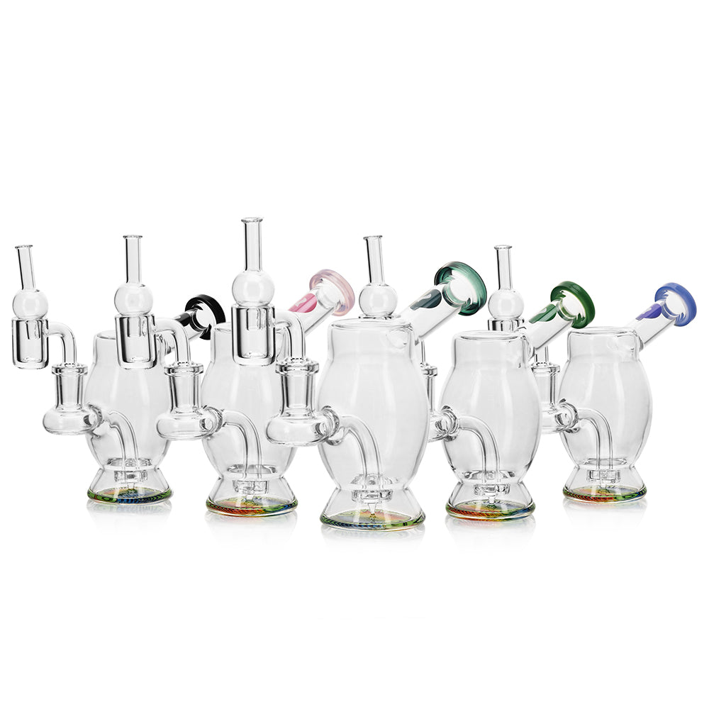 WAX SET – BUBBLE RIG + BANGER + CARB CAP GREEN CALVO