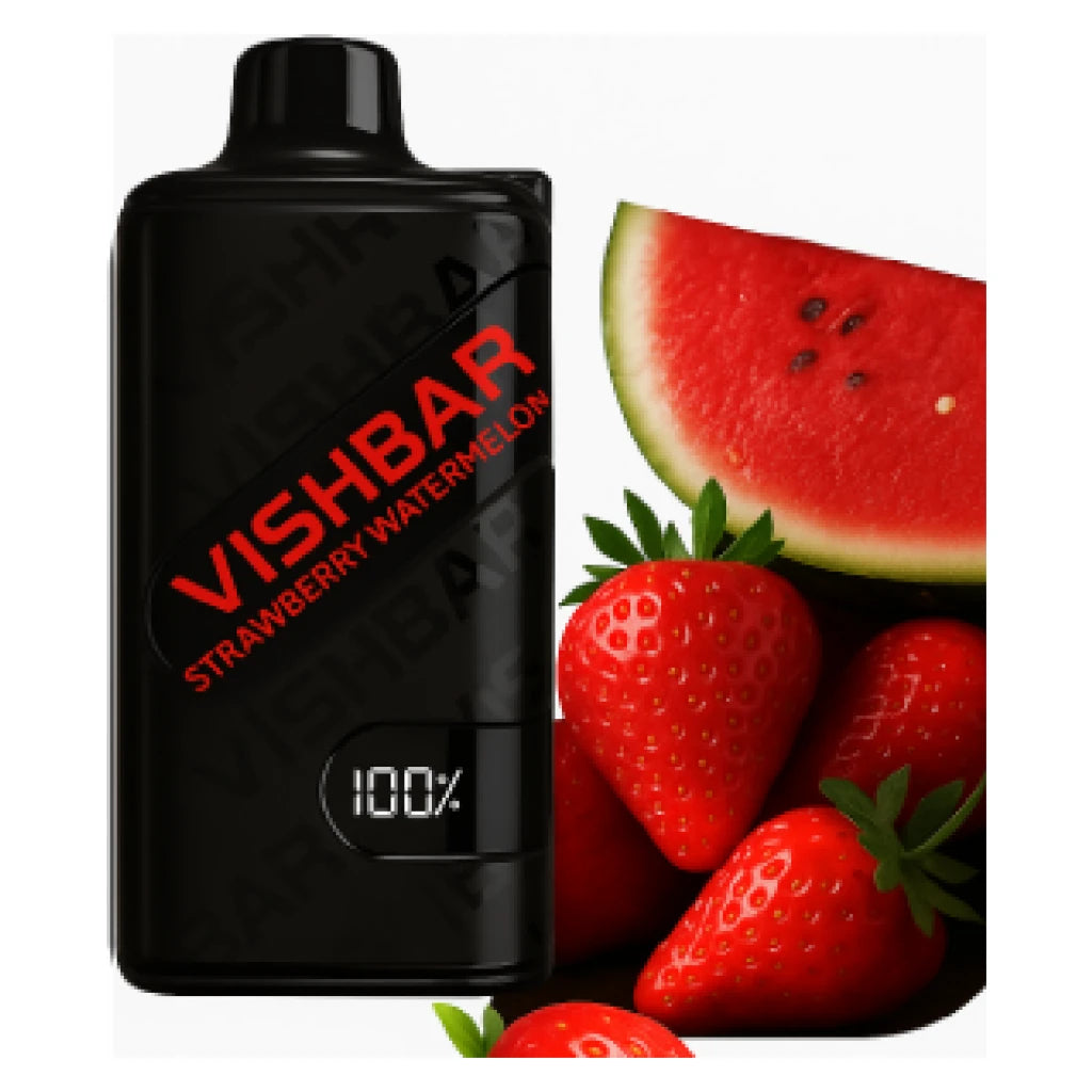 VAPORIZADOR DESECHABLE VISHBAR WEEKLY 20000 PUFFS STRAWBERRY WATERMELON