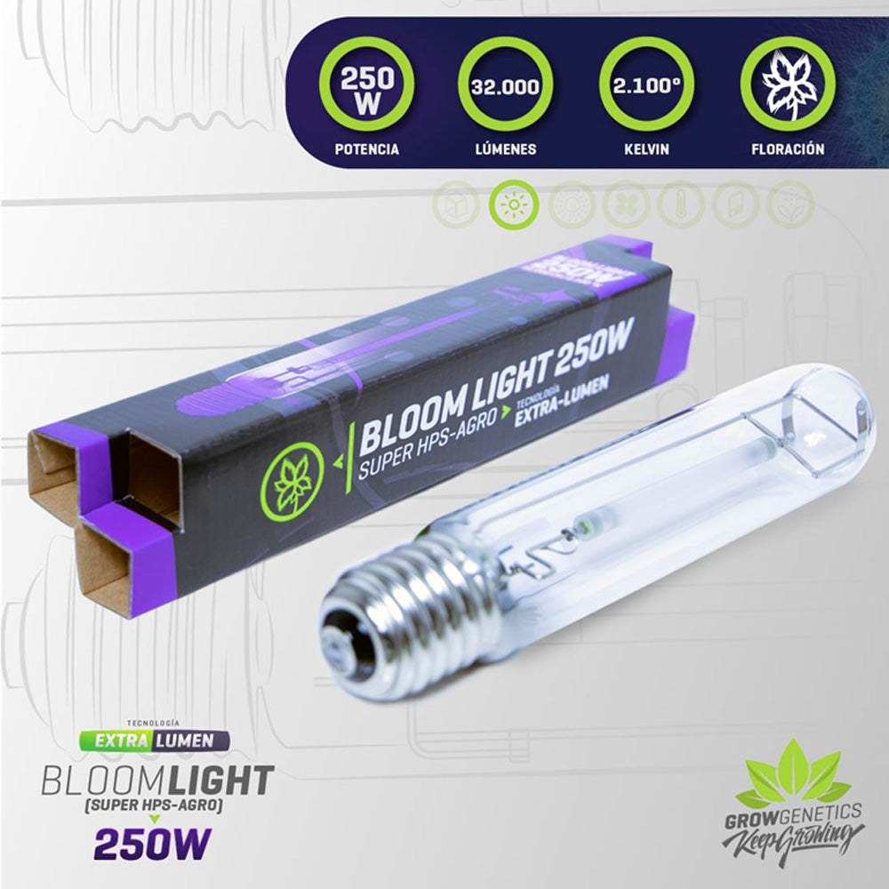 AMPOLLETA HPS 250W EXTRA LUMEN GROW GENETICS