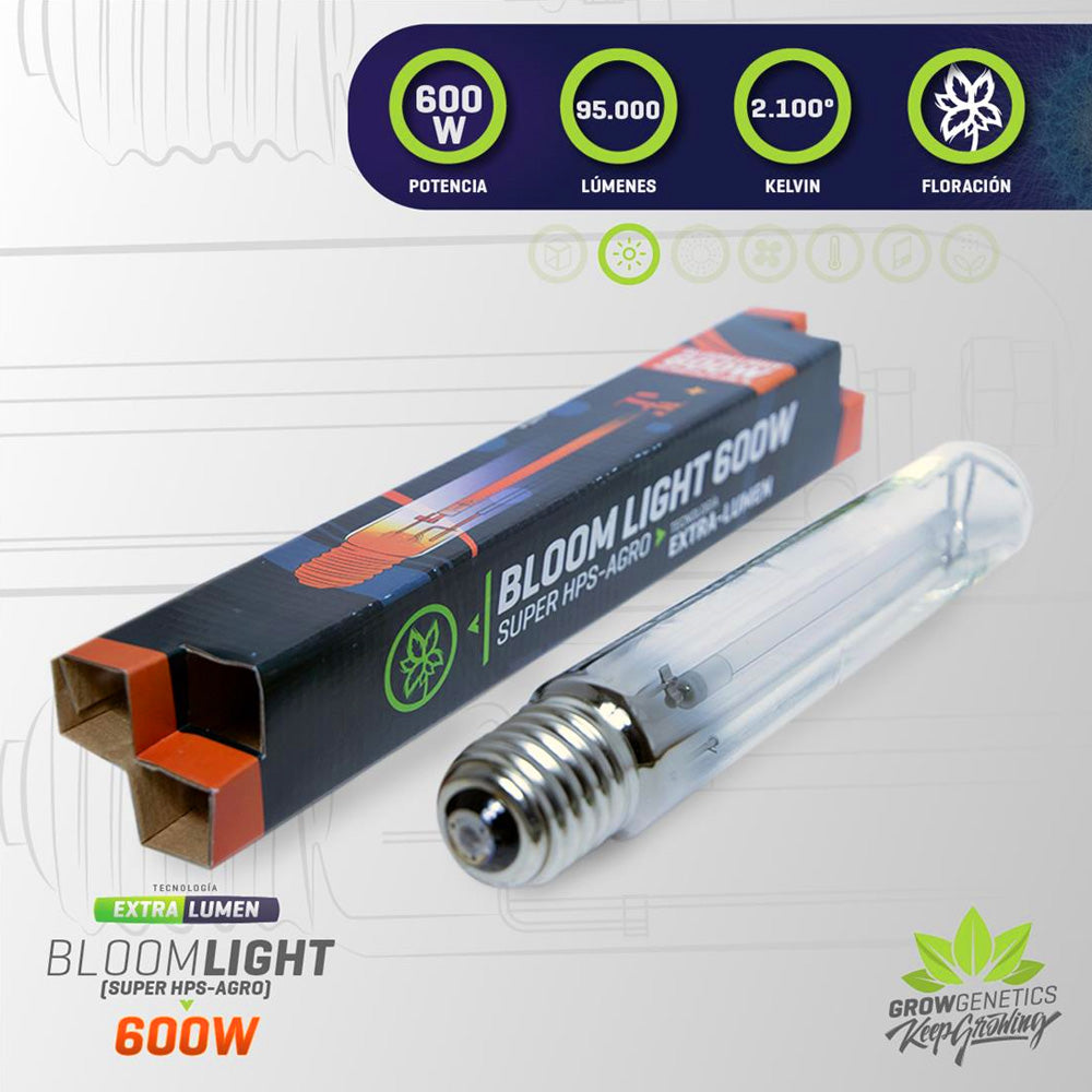 AMPOLLETA HPS 600W EXTRA LUMEN GROW GENETICS