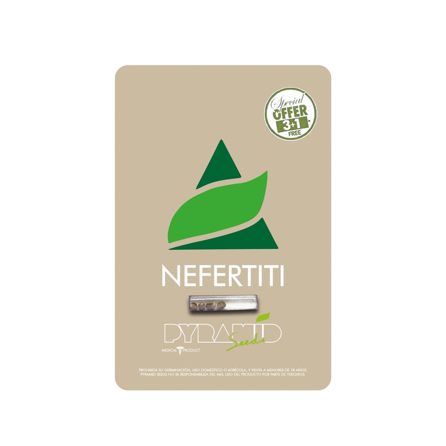 NEFERTITI FEM X3 + 1 PYRAMID SEEDS