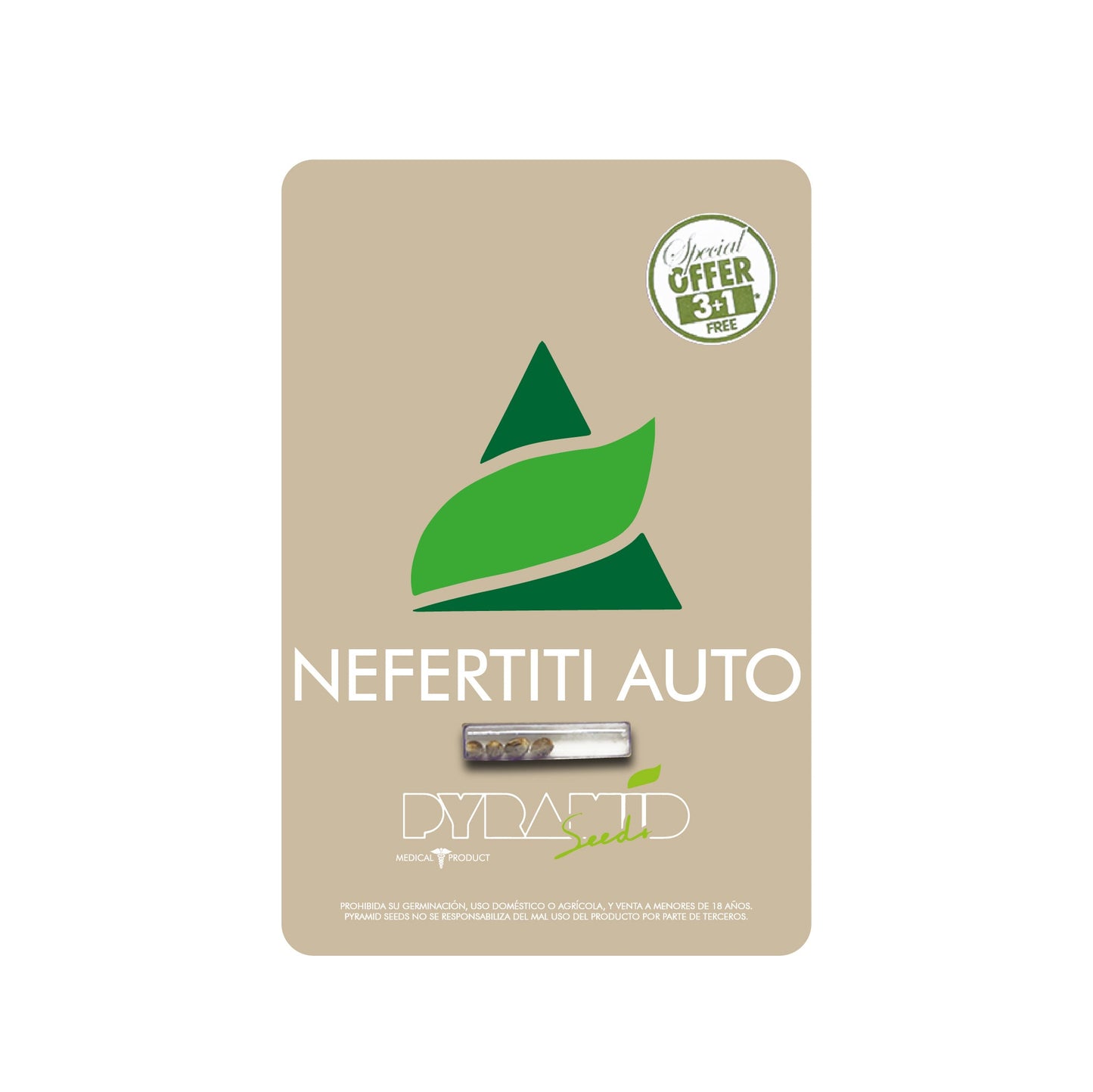 NEFERTITI AUTO X3 + 1 PYRAMID SEEDS