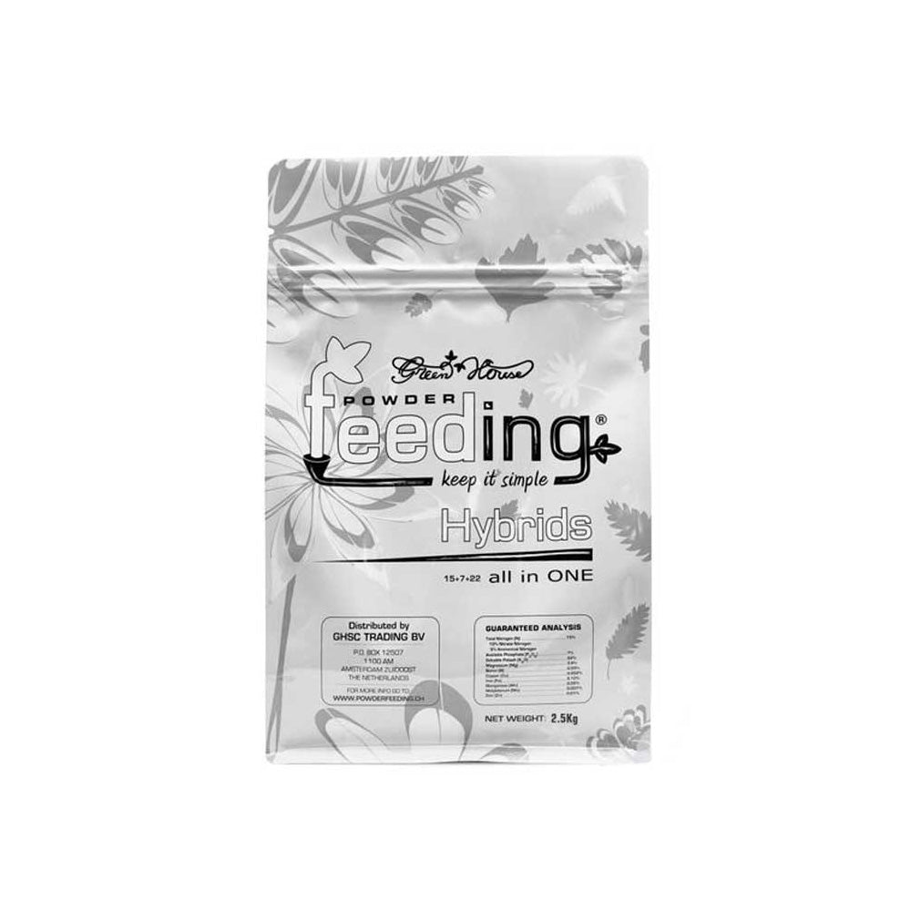 FEEDING HYBRIDS 2.5KG GREEN HOUSE