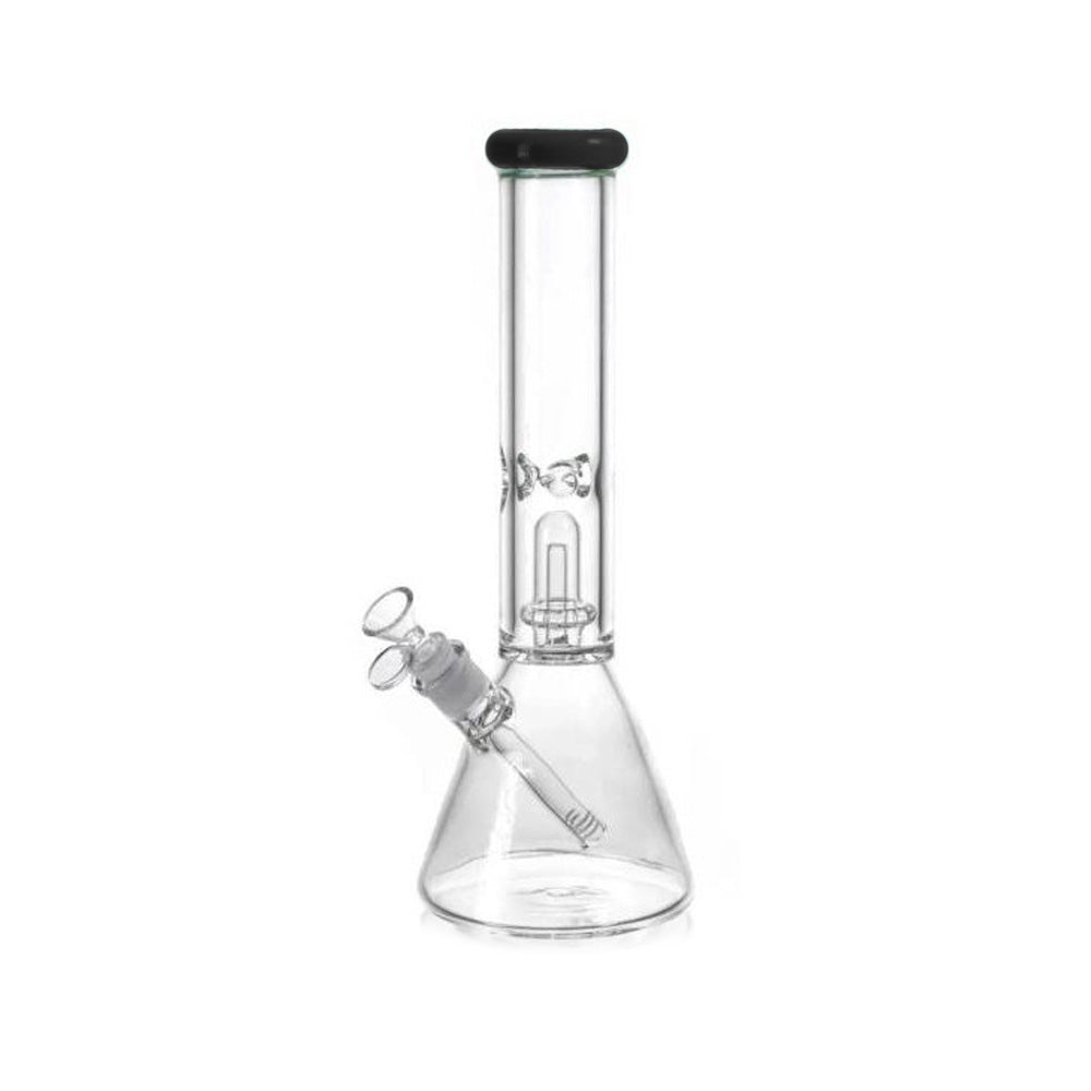 BEAKER CON ATRAPAHIELO TRANSLUCIDO SMOKE GRIS CALVO