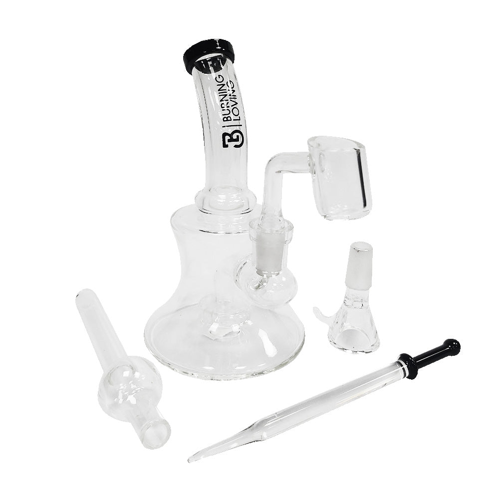 BONG RIG 6 CON ACCESORIOS BURNING LOVING