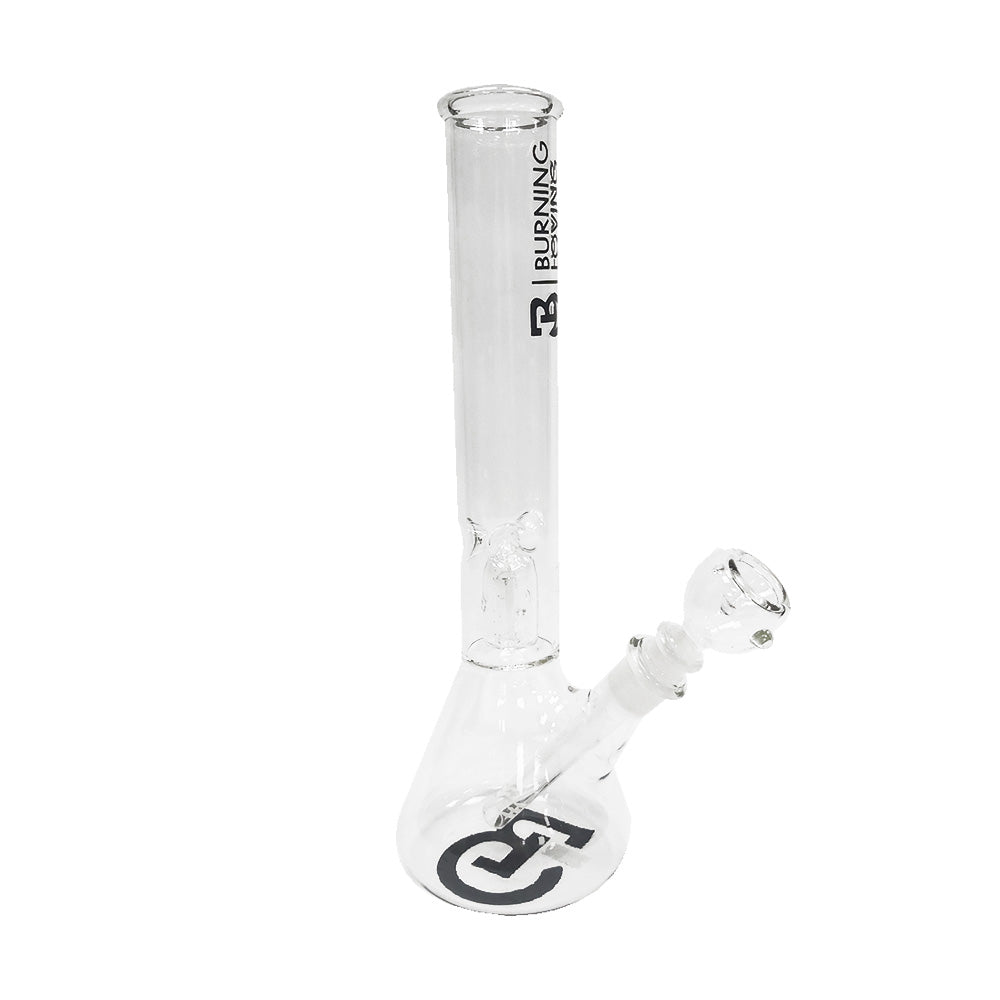BONG GLASS 30CM CLEAR CON PERCOLADOR SIMPLE BURNING LOVING