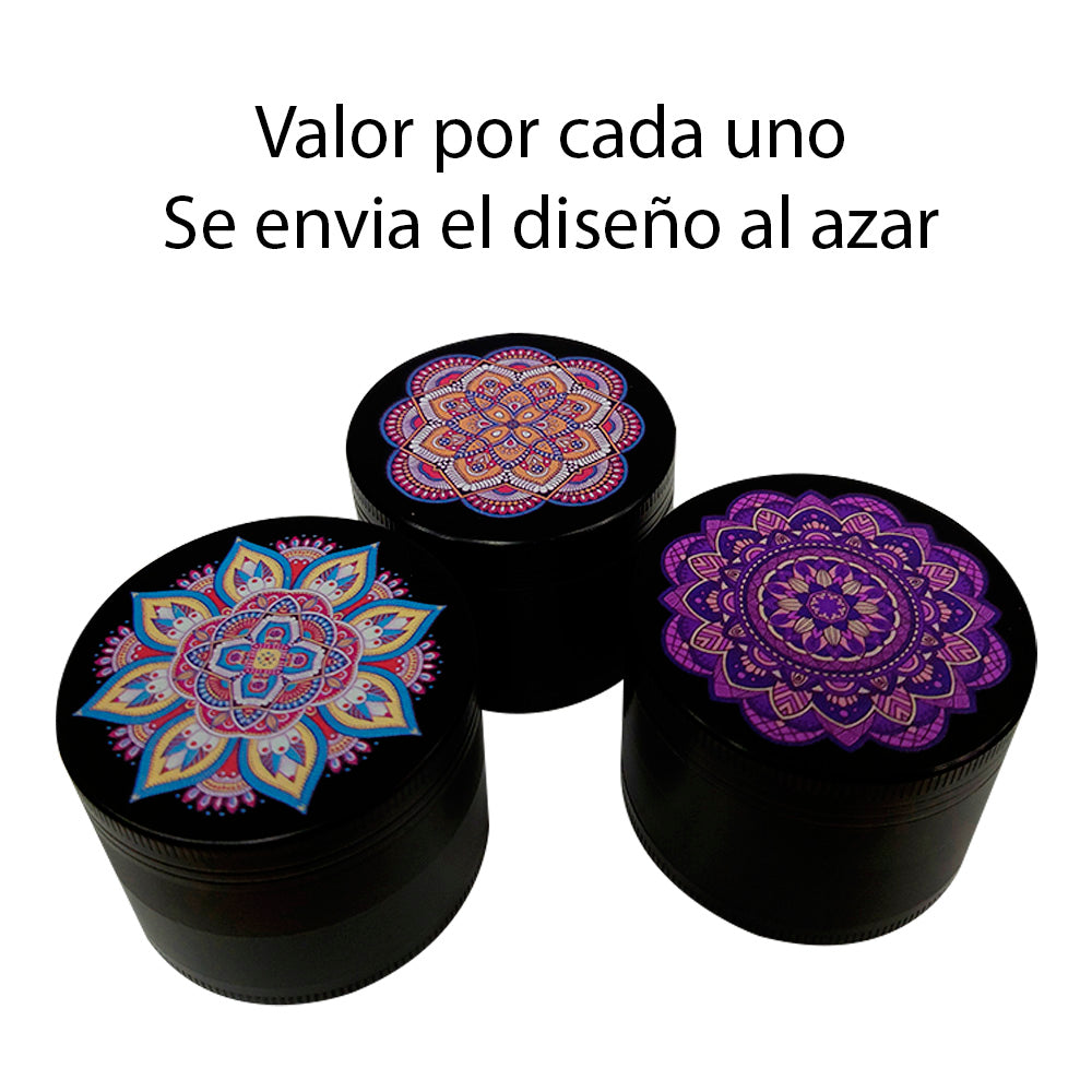 MOLEDOR MANDALA NEGRO 50MM DE 4 PISOS