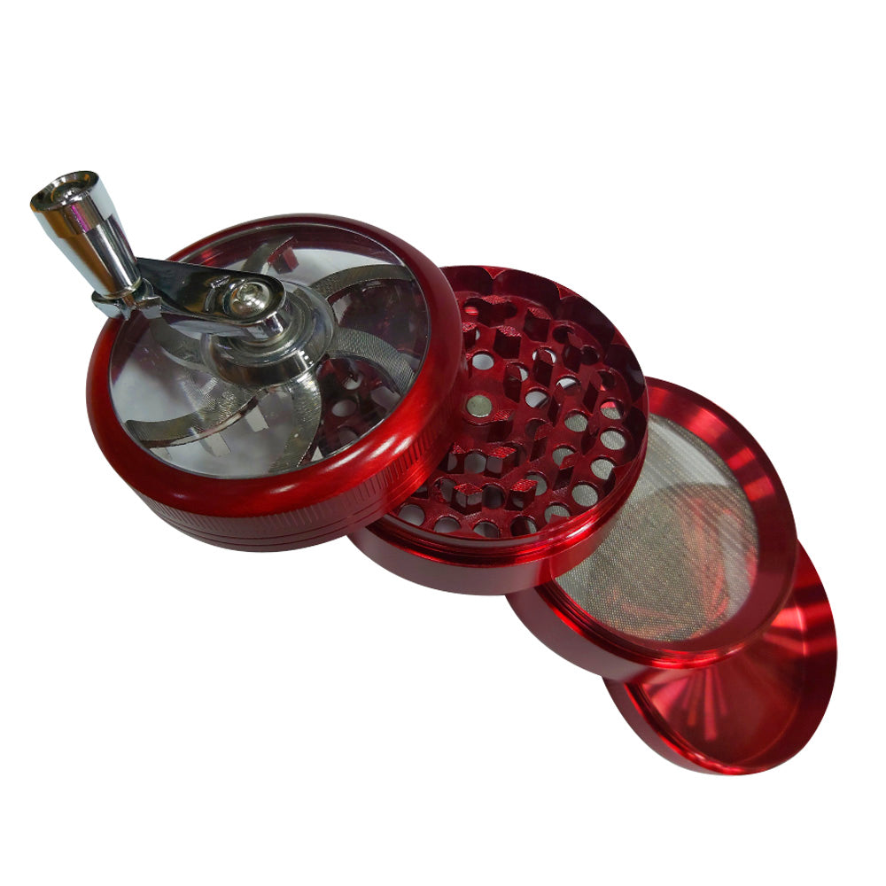 MOLEDOR MANIVELA 63MM ROJO 4 pisos