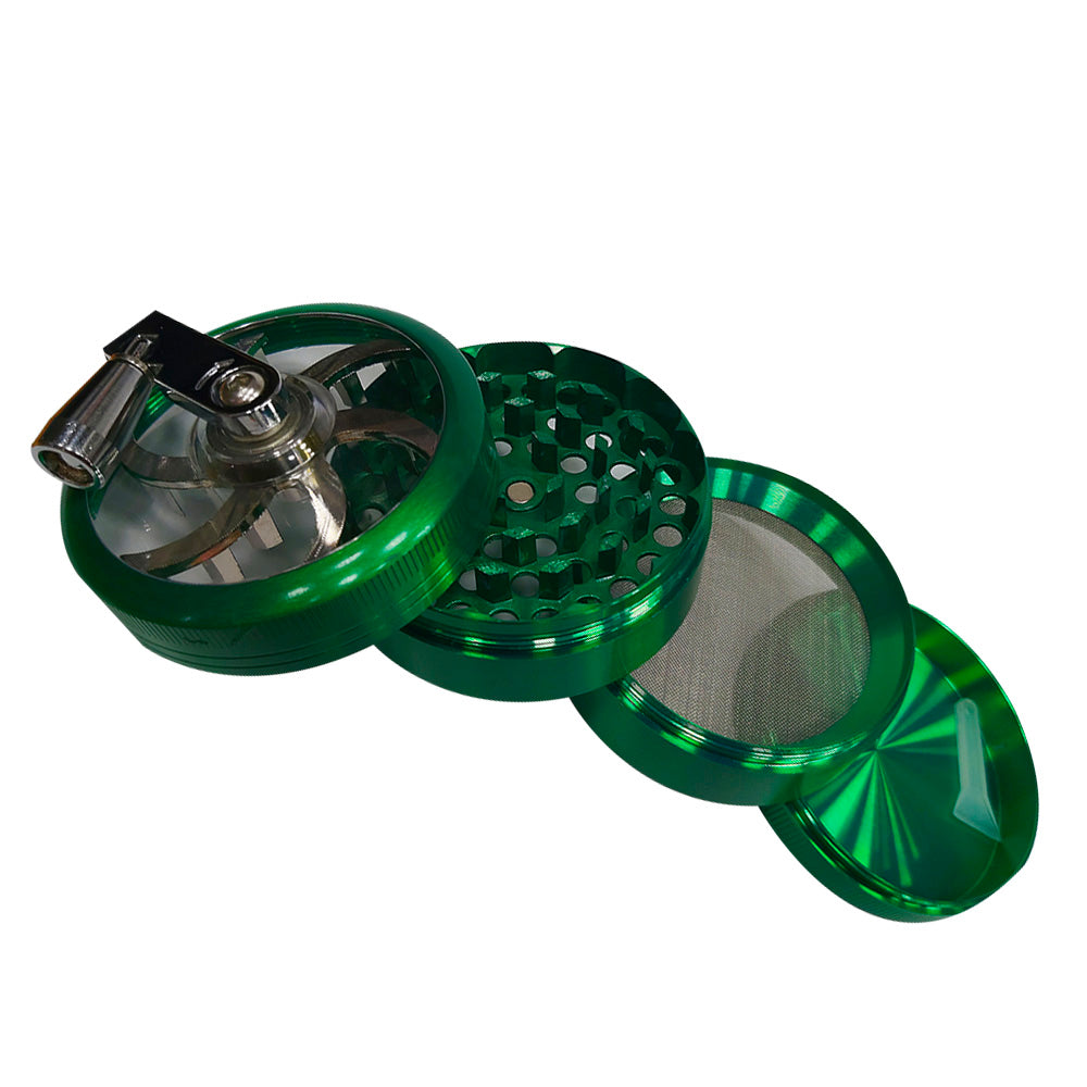 MOLEDOR MANIVELA 63MM VERDE 4 PISOS