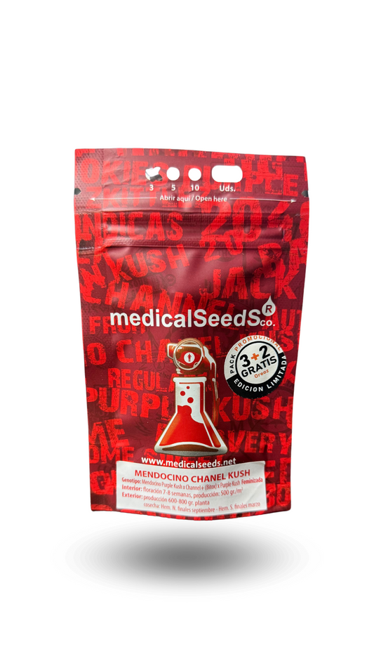 MENDOCINO CHANEL KUSH MEDICAL SEEDS 3UDS