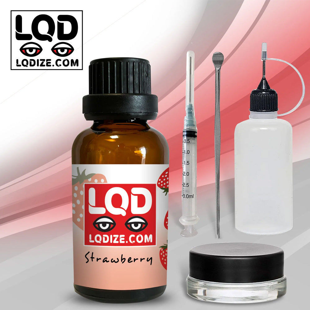 LQDIZE WAX 30ML STRAWBERRY KIT COMPLETO