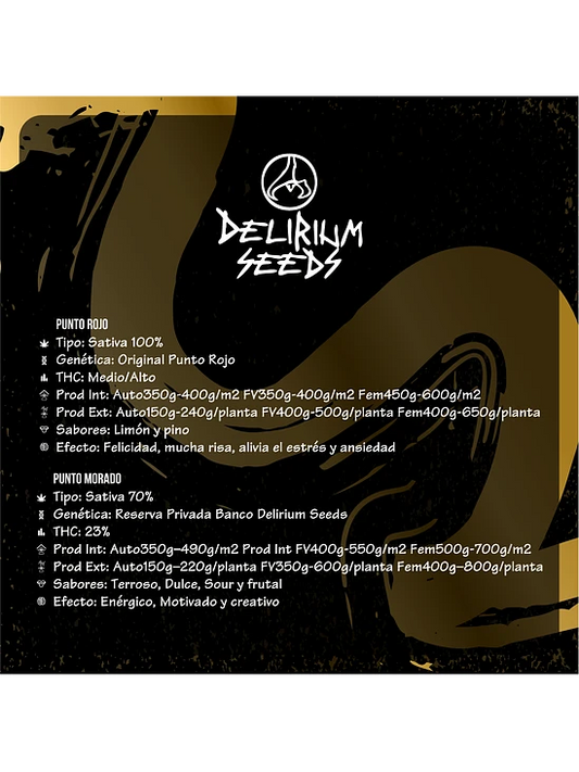 MIX LEYENDAS AUTO X8 DELIRIUM SEEDS