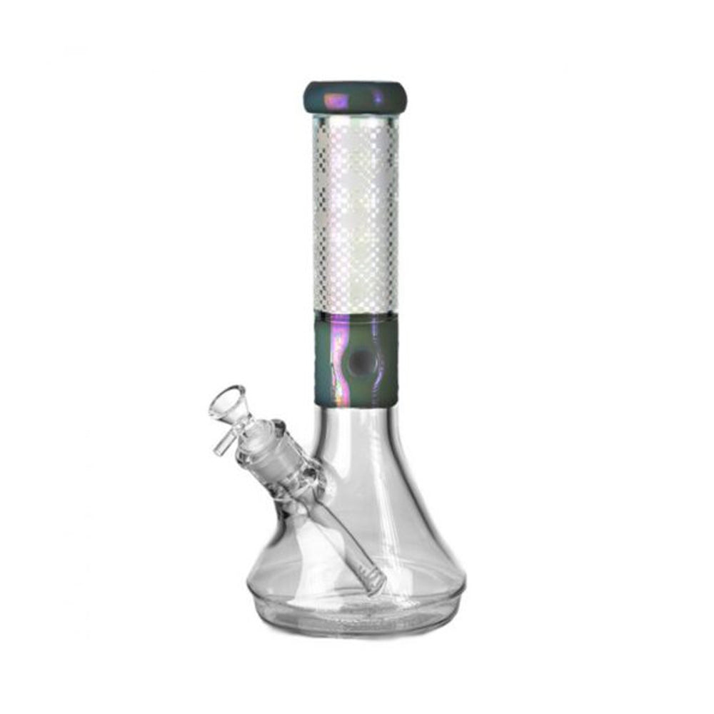 BONG ARENADO TORNASOL BLACK 35CM CALVO GLASS