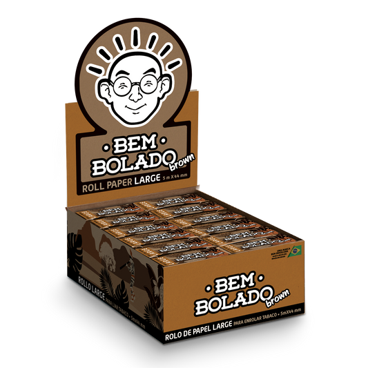 PAPELILLO ROLL LARGE  BEM BOLADO (BROWN)