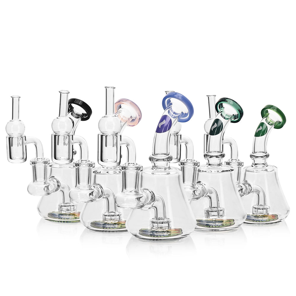 WAX SET – DAB RIG + BANGER + CARB CAP TEAL CALVO