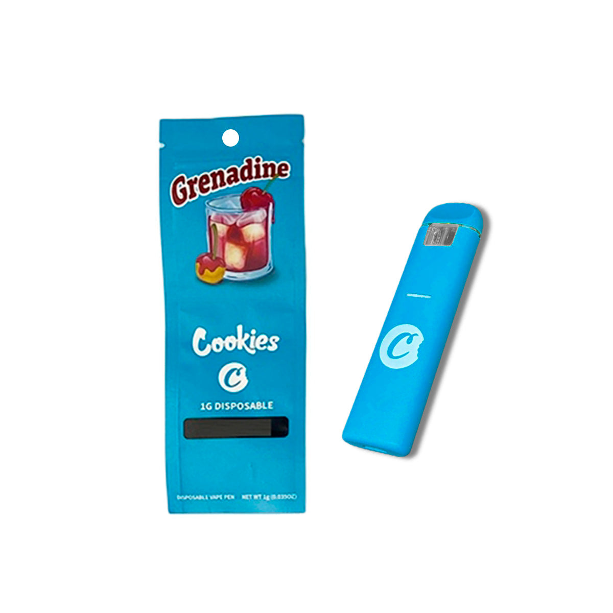 COOKIES VAPE DESECHABLE 1G GRENADINE (VACIO)