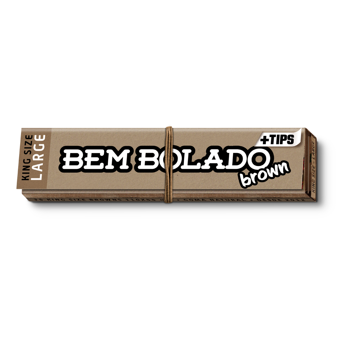 PAPELILLO KING SIZE LARGE + FILTRO BEM BOLADO BROWN