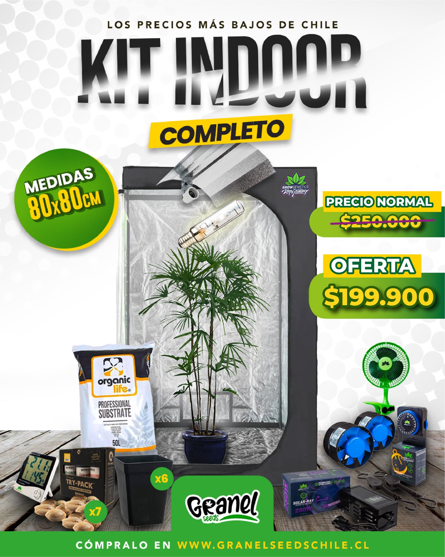 KIT INDOOR 80x80