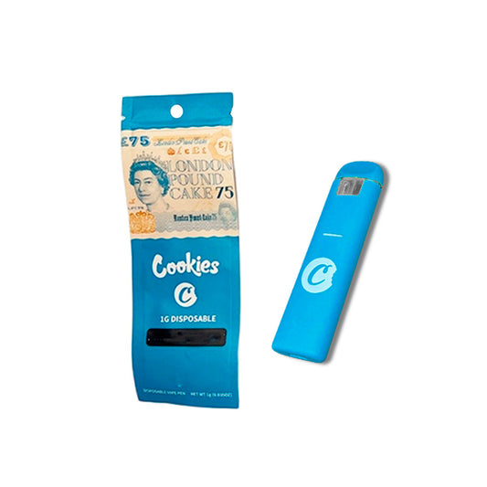 COOKIES VAPE DESECHABLE 1G LONDON POUND CAKE (VACIO)