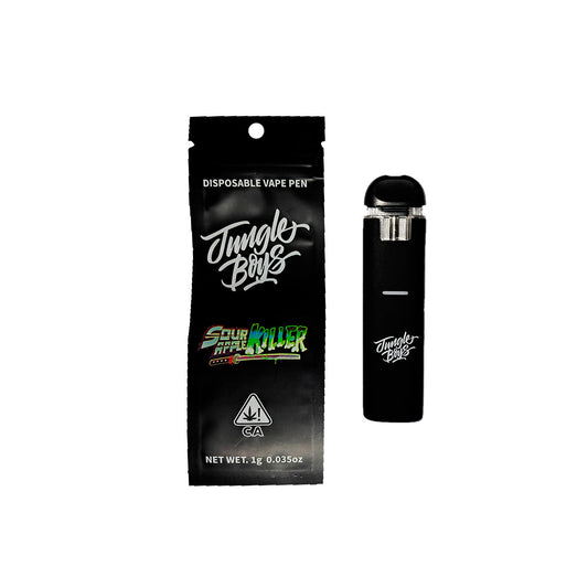 JUNGLE BOYS VAPE DESECHABLE 1G SOUR APPLE KILLER (VACIO)