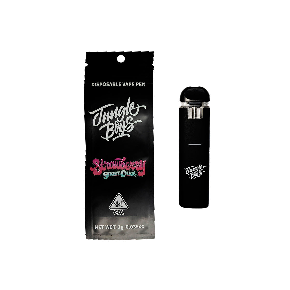 JUNGLE BOYS VAPE DESECHABLE 1G STRAWBERRY SHORT CAKE (VACIO)