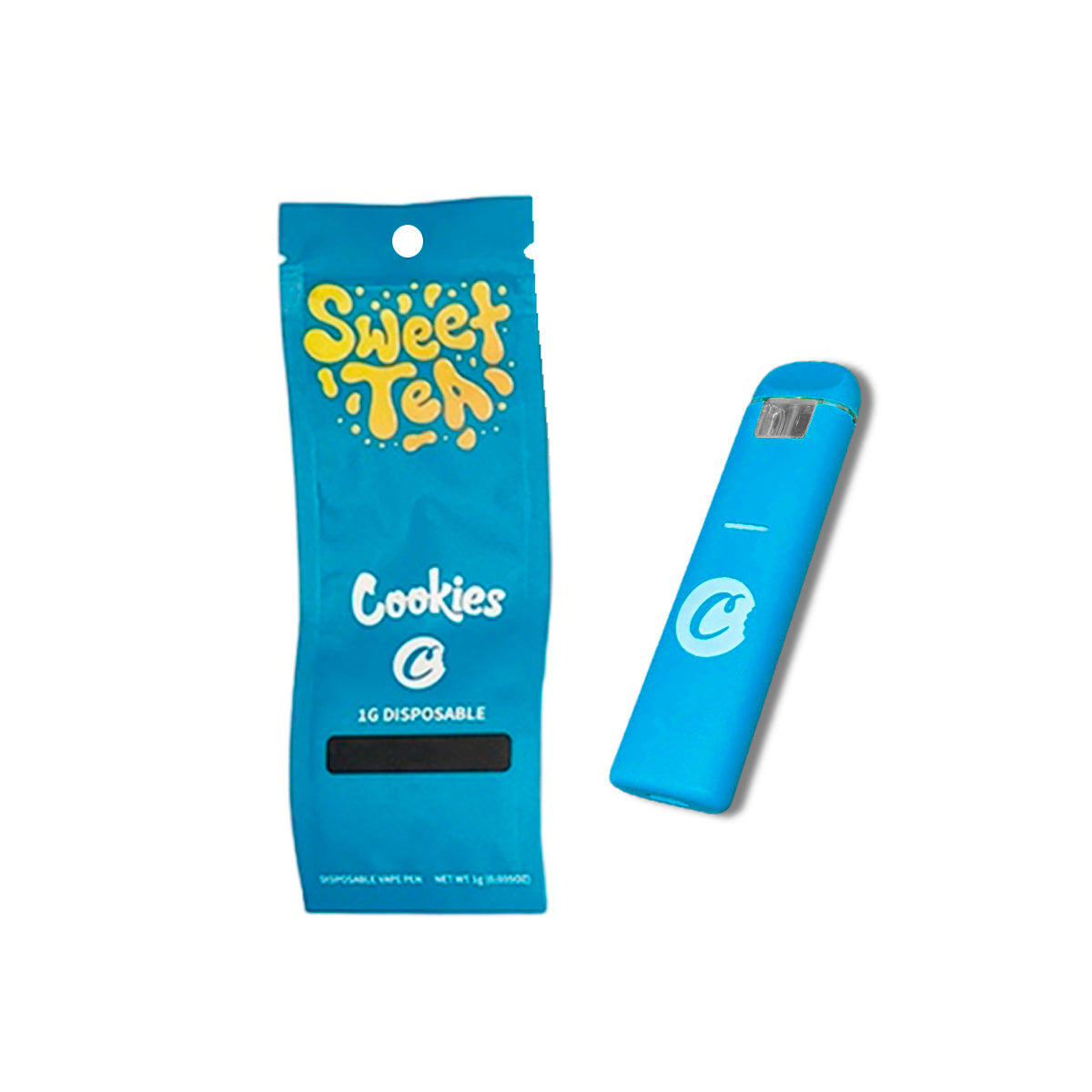 COOKIES VAPE DESECHABLE 1G SWEET TEA (VACIO)