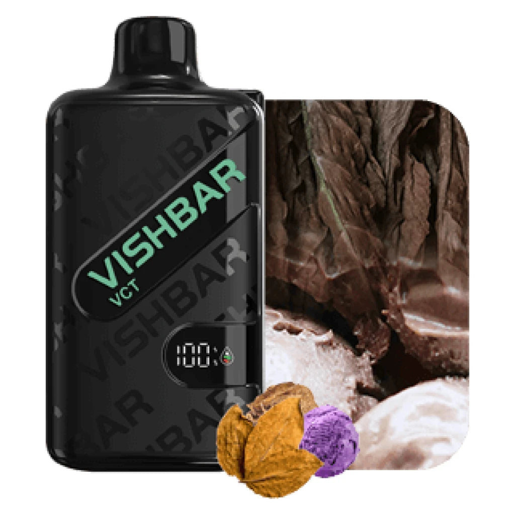 VAPORIZADOR DESECHABLE VISHBAR WEEKLY 20000 PUFFS VAINILLA CREAM TOBACO