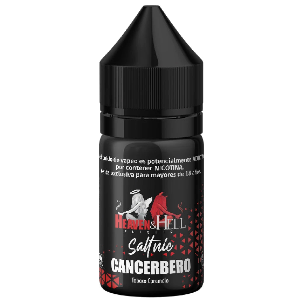 LIQUIDO HEAVEN Y HELL BACO ICE SALT TABACO CARAMELO 30ML 25MG
