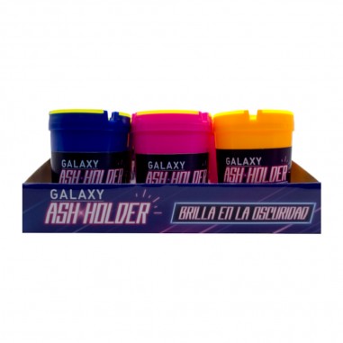 CENICERO ASH HOLDER GLOW IN THE DARK GALAXY