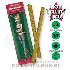 BLUNT HEMP WRAP STRAWERRY LION ROLLING CIRCUS