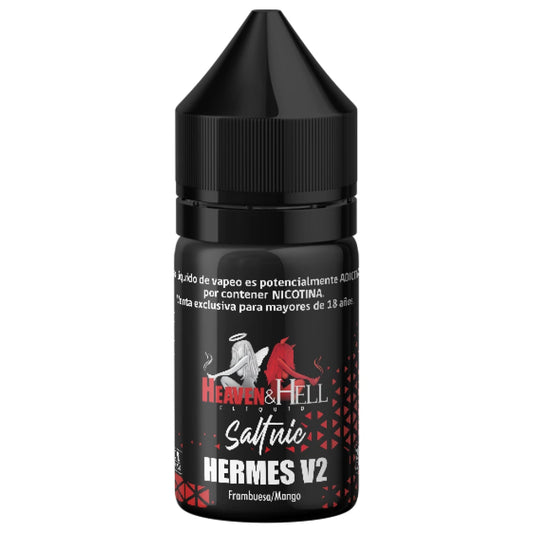 LIQUIDO HEAVEN Y HELL HERMES V2 SALT FRAMBUESA/MANGO 30ML 35MG