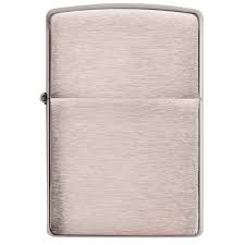 ENCENDEDOR BRUSHED FINISH CHROME-ZIPPO
