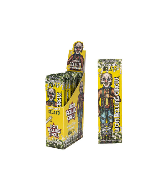 BLUNT HEMP WRAP TERPENES GELATO LION ROLLING CIRCUS