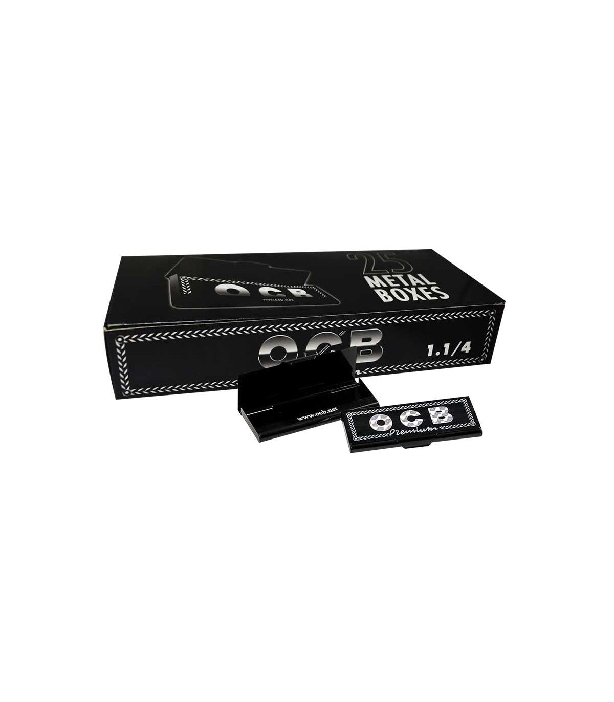 CAJA METALICA PORTA PAPELILLO OCB