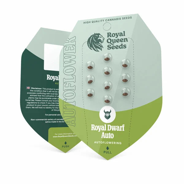ROYAL DWARF AUTO X10 ROYAL QUEEN SEEDS
