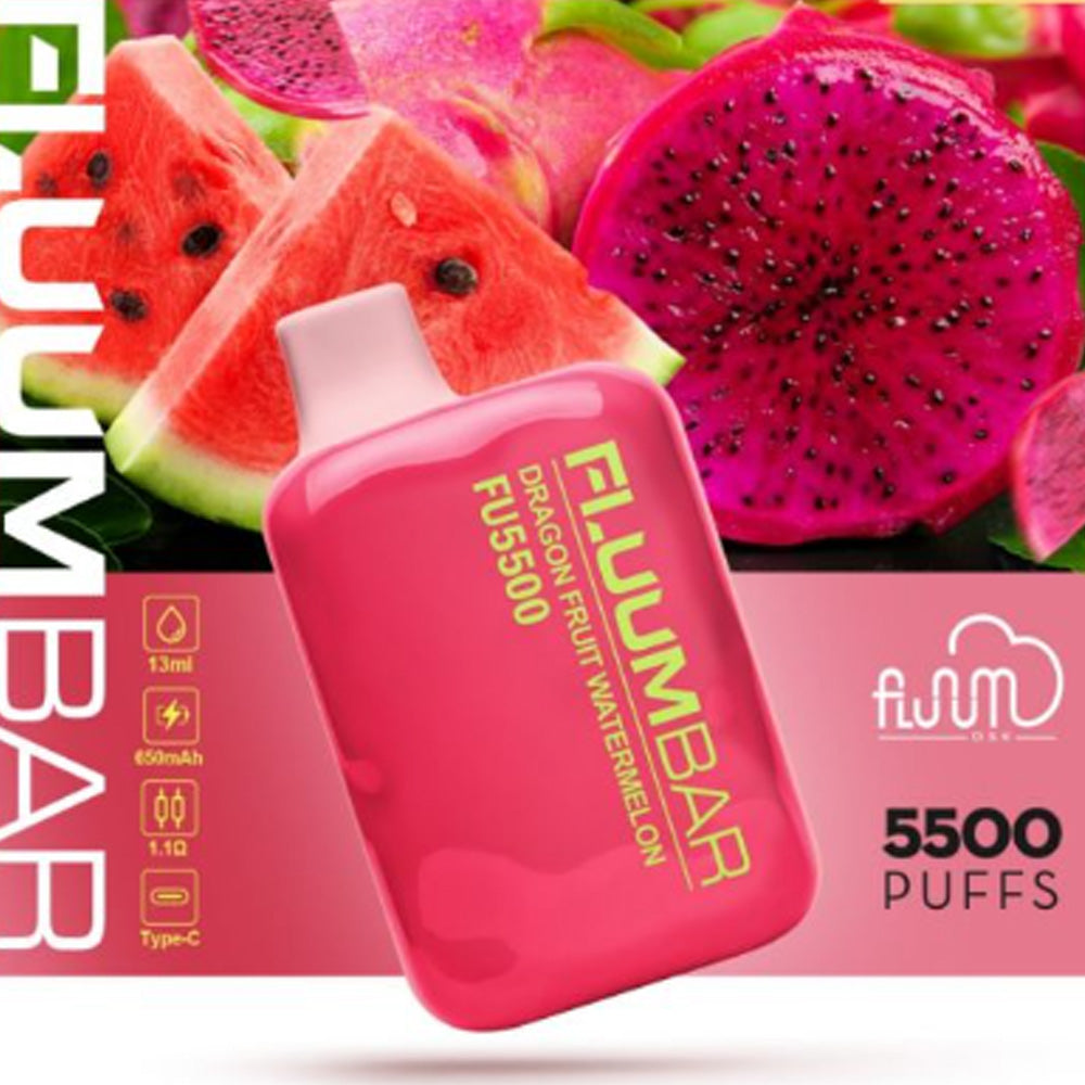 VAPE FLUUMBAR FU5500 FRUTA DEL DRAGON SANDIA