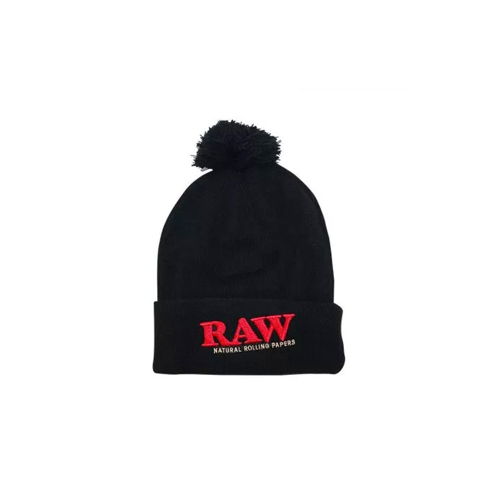 GORRO DE LANA NEGRO RAW