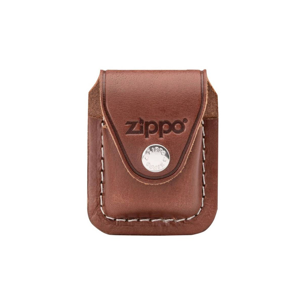 ESTUCHE DE CUERO CAFE ZIPPO