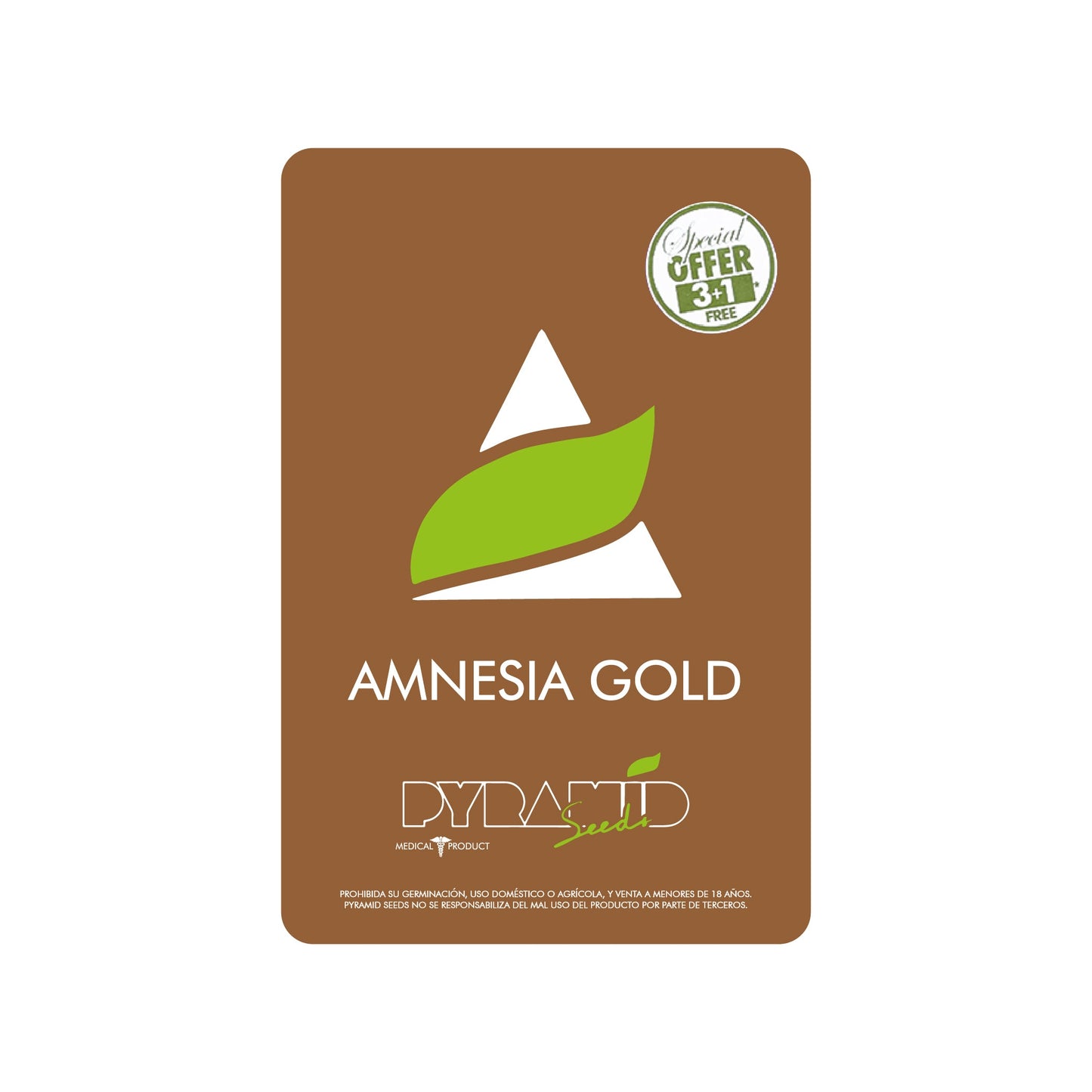 AMNESIA GOLD X1 PYRAMID SEEDS